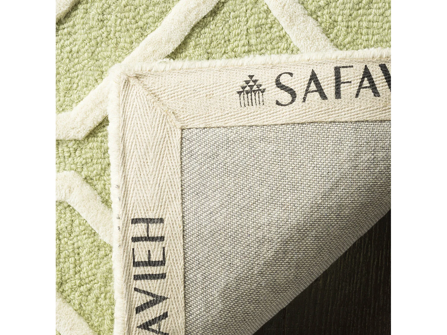 Tapis Vert/Neutre 122 X 183 cm - Mollie