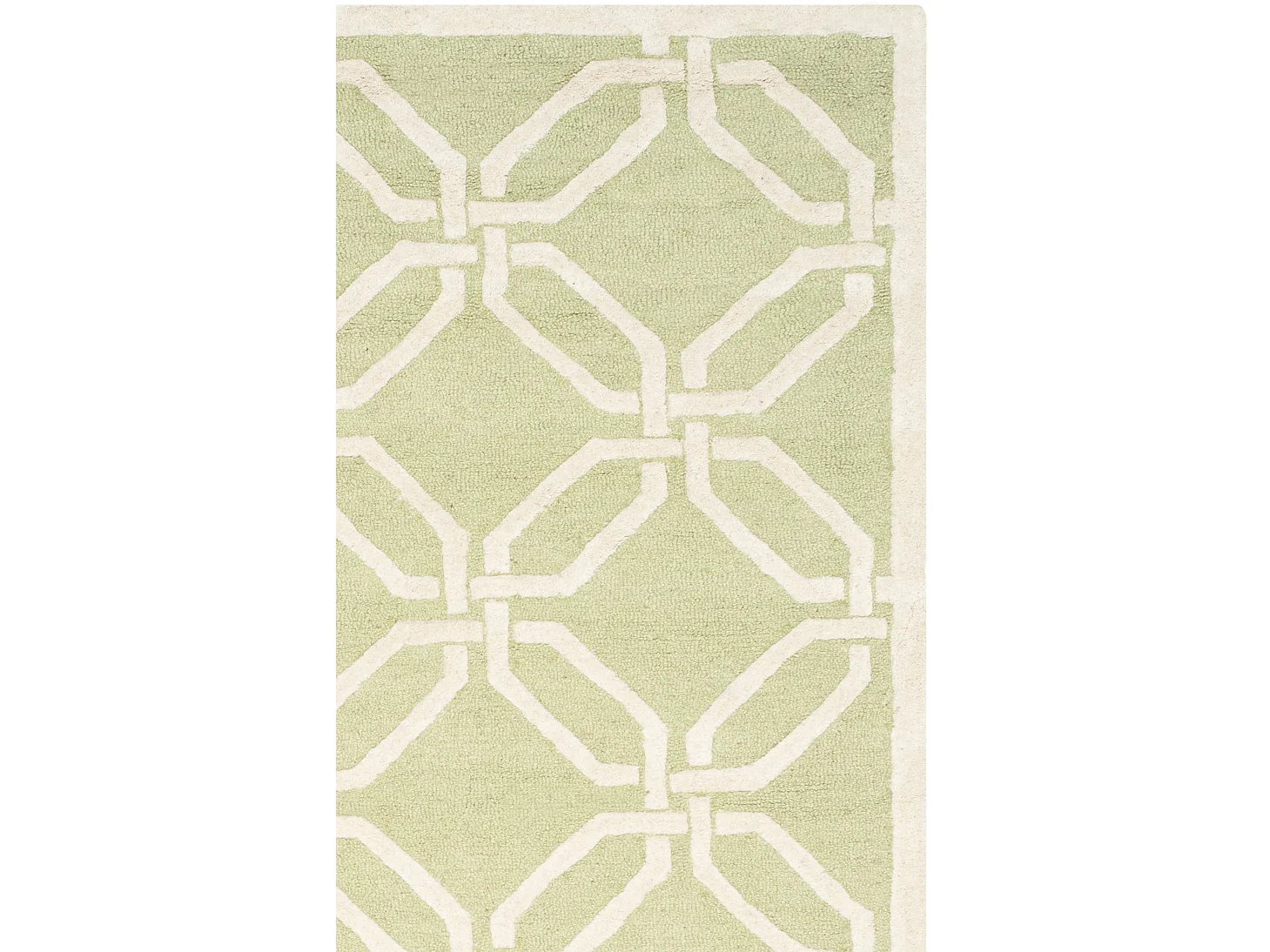 Tapis Vert/Neutre 122 X 183 cm - Mollie