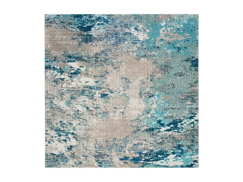 Tapis Bleu/Beige 244 X 244 cm - Julia