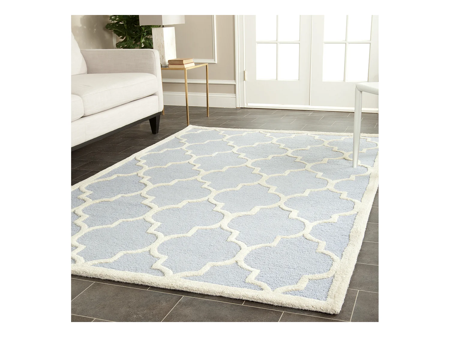 Tapis Bleu/Neutre 183 X 274 cm - Sky