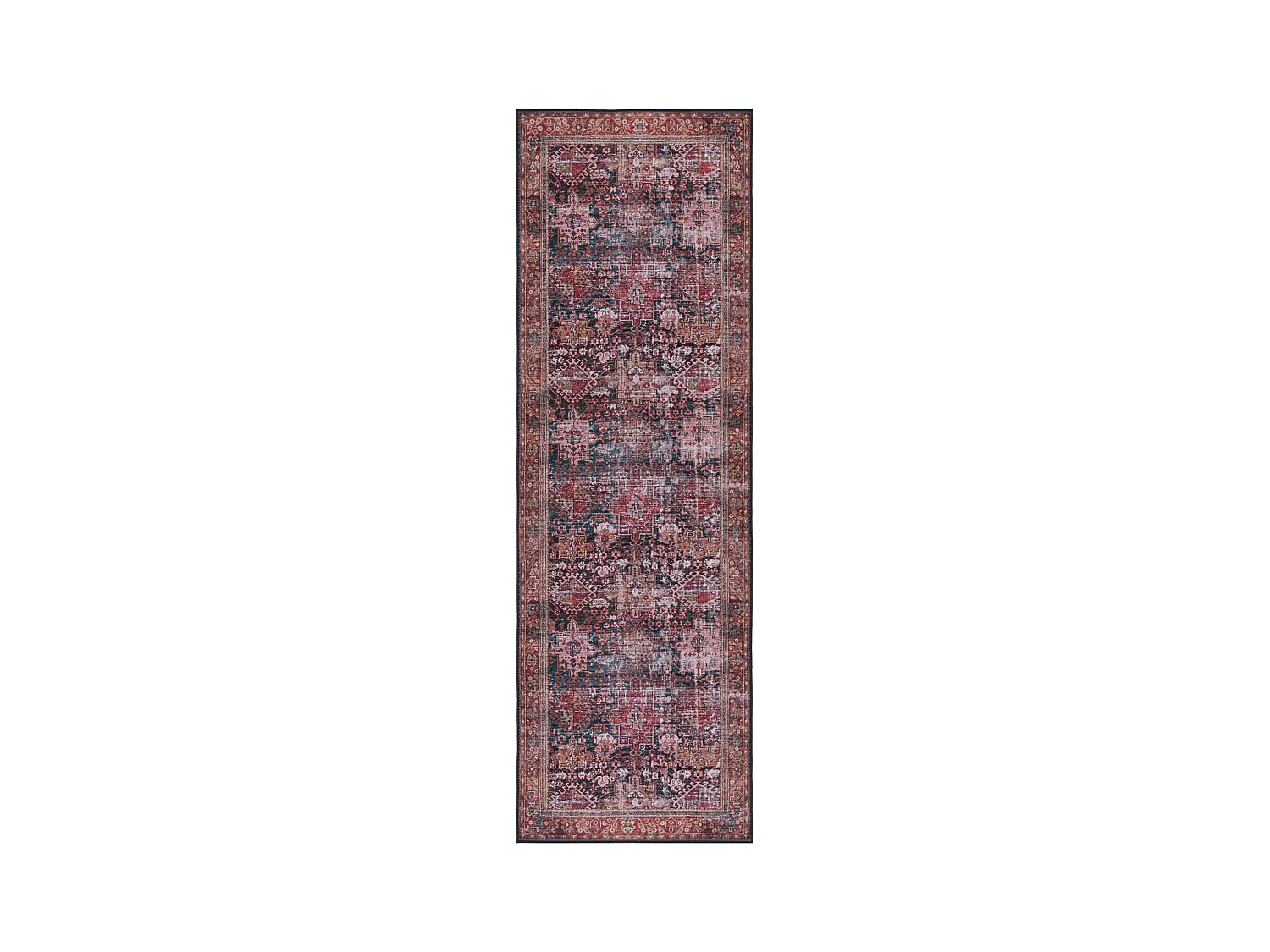 Tapis Rouge/Vert 76 X 183 cm - Romilly