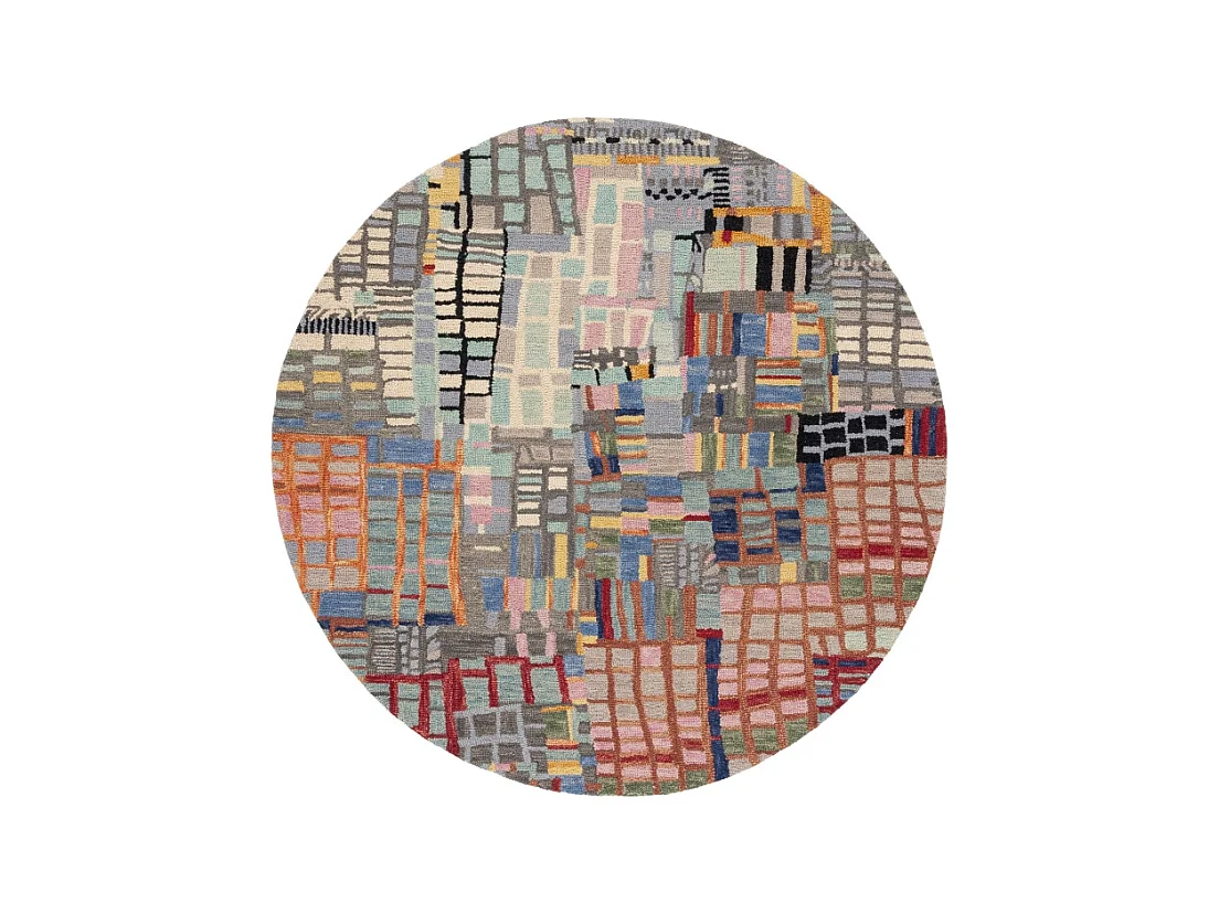 Tapis Ivoire/Noir 91 X 91 cm - Maren