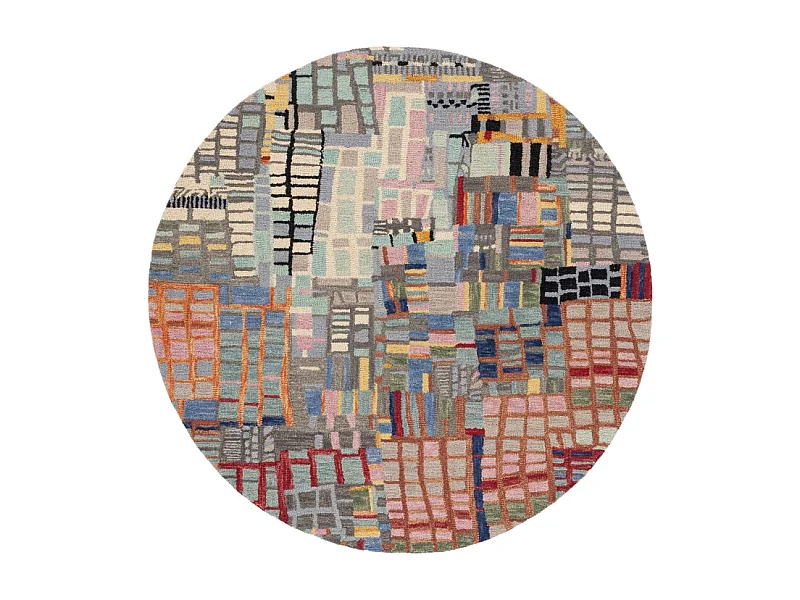 Tapis Ivoire/Noir 91 X 91 cm - Maren