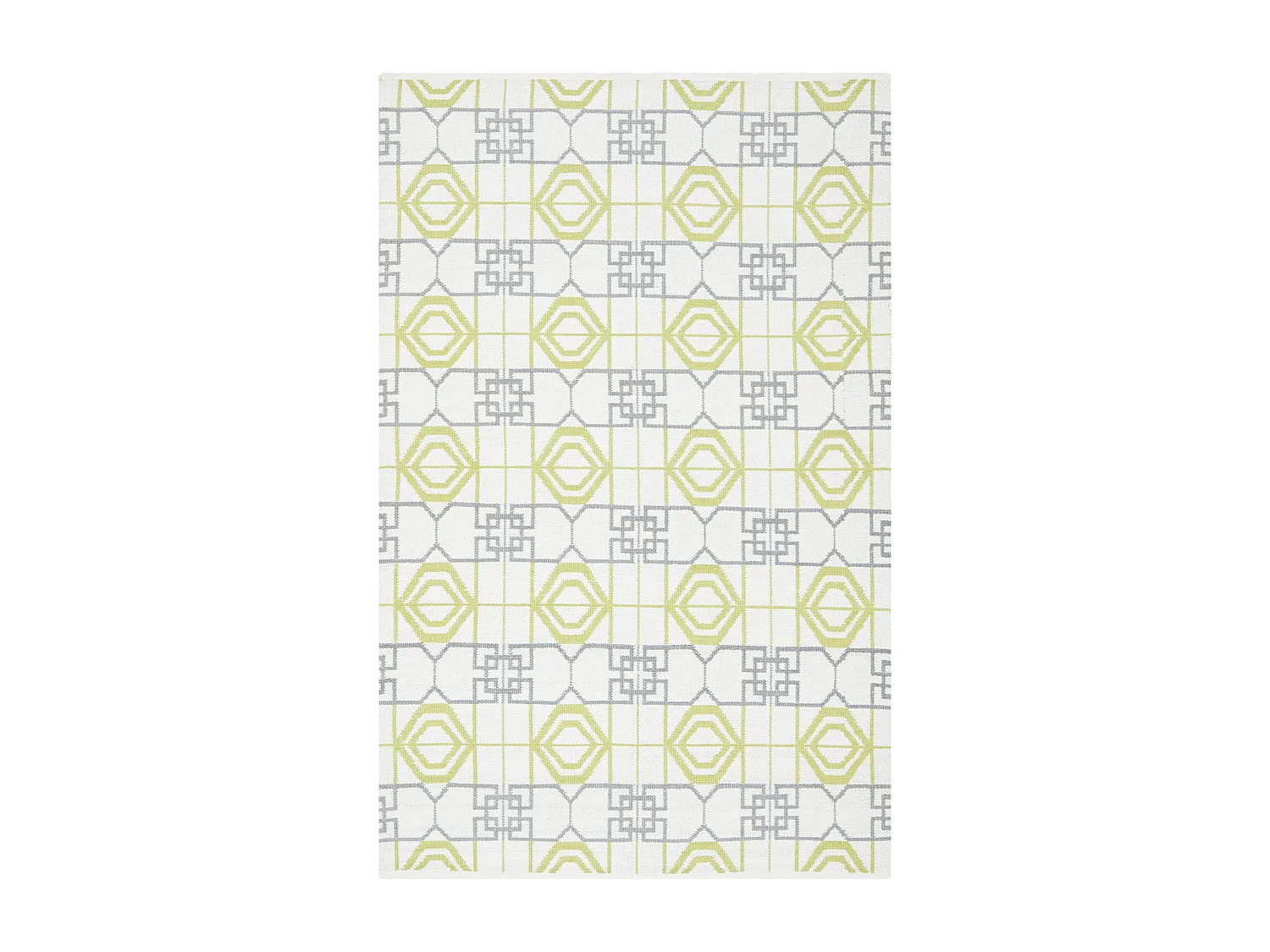 Tapis Blanc/Gris 91 X 152 cm - Collin