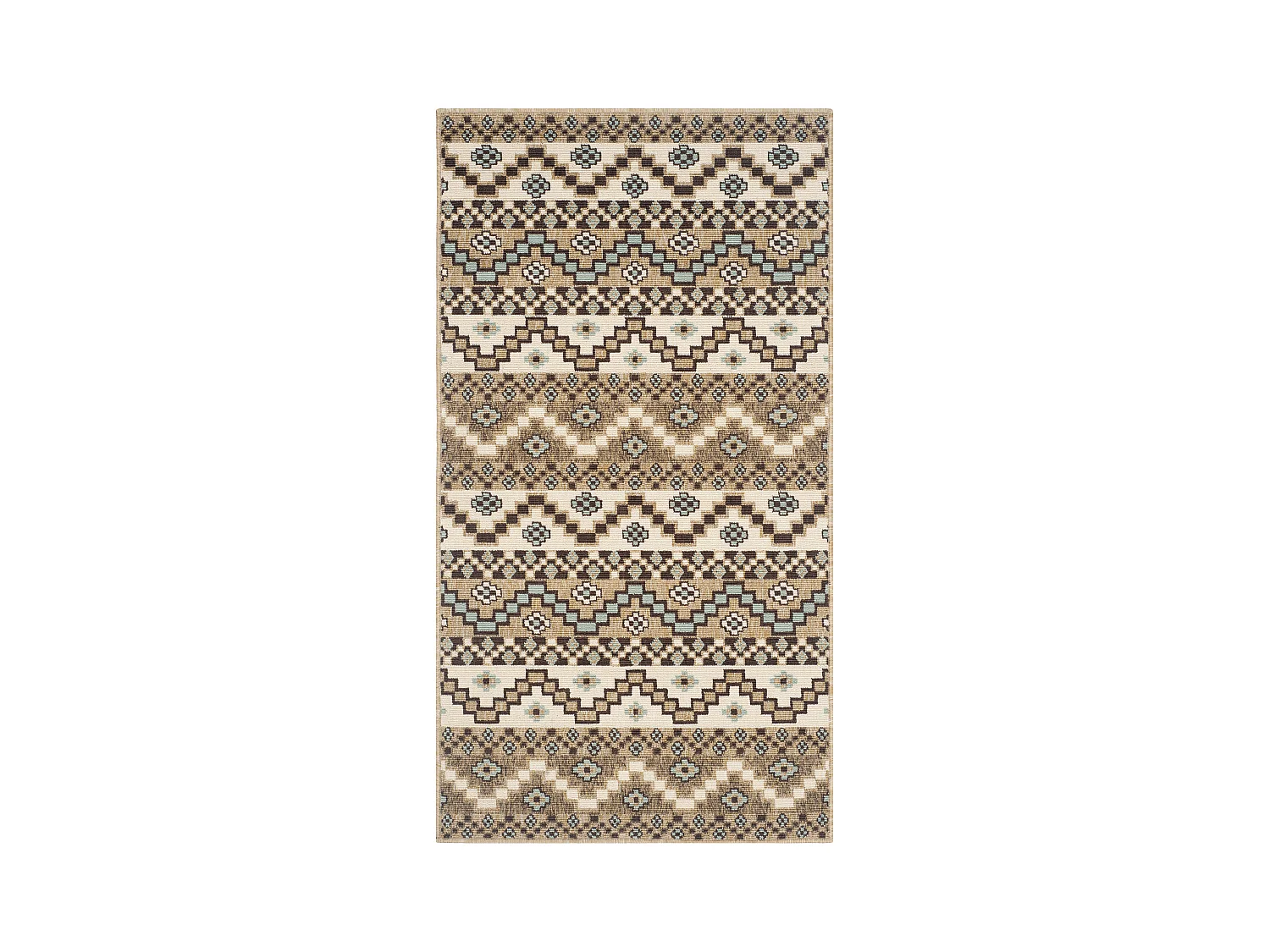 Tapis Neutre/Marron 79 X 152 cm - Una