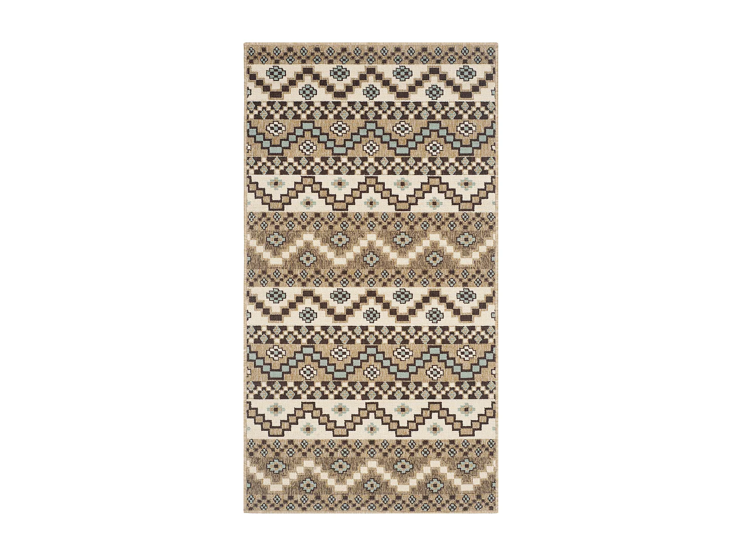 Tapis Neutre/Marron 79 X 152 cm - Una
