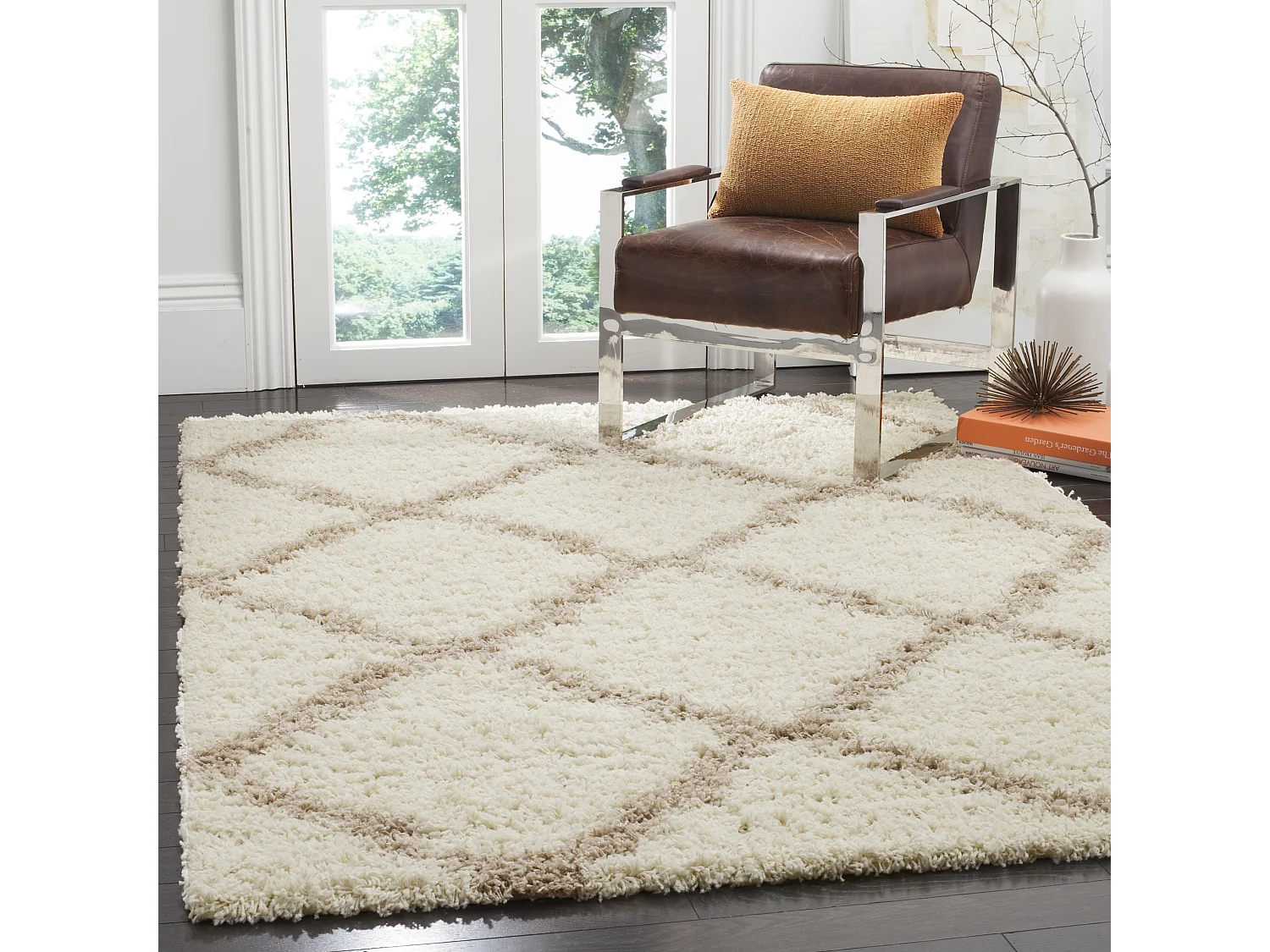 Tapis Neutre/Blanc 183 X 274 cm - Aldo