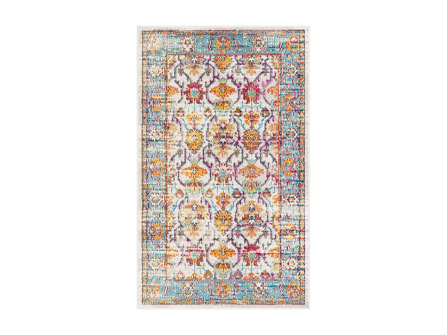 Tapis Neutre/Bleu 91 X 152 cm - Danilo