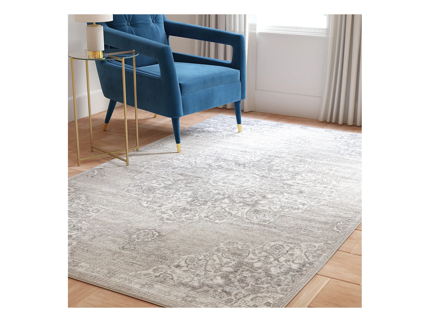 Tapis Gris 160 X 229 cm - Coral