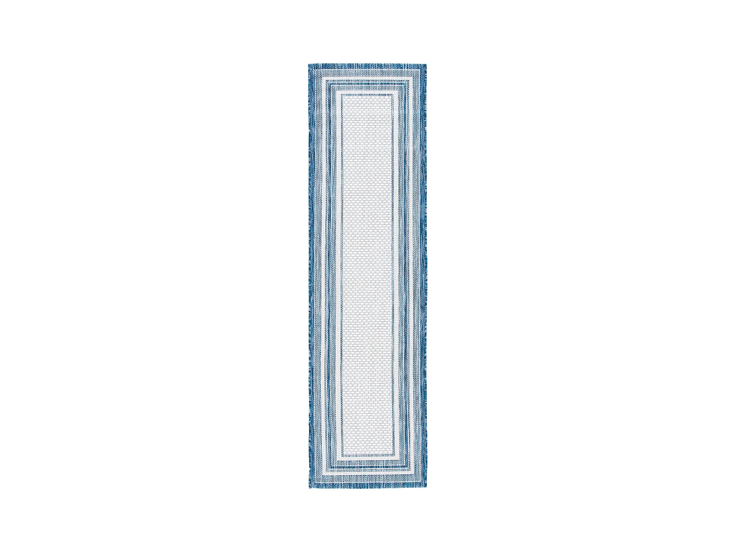 Tapis Ivoire/Marine 69 X 201 cm - Aeliana