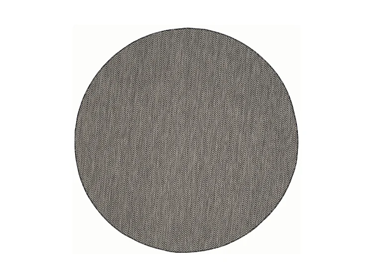 Tapis Noir/Beige 122 X 122 cm - Serenna