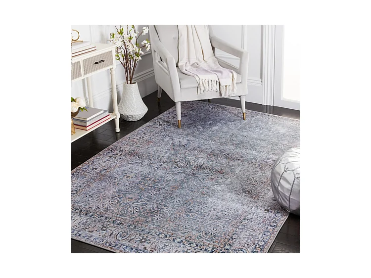Tapis Bleu/Beige 122 X 183 cm - Sapphira