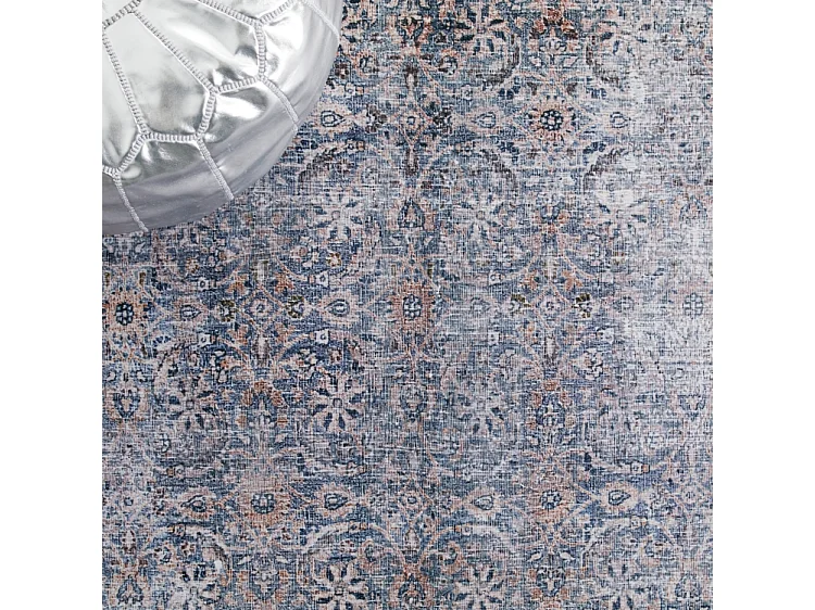 Tapis Bleu/Beige 122 X 183 cm - Sapphira