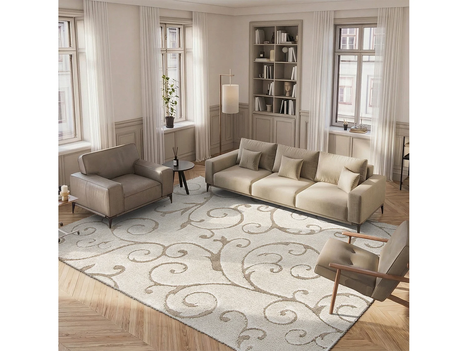 Tapis Neutre 236 x 305 cm - Rosalind
