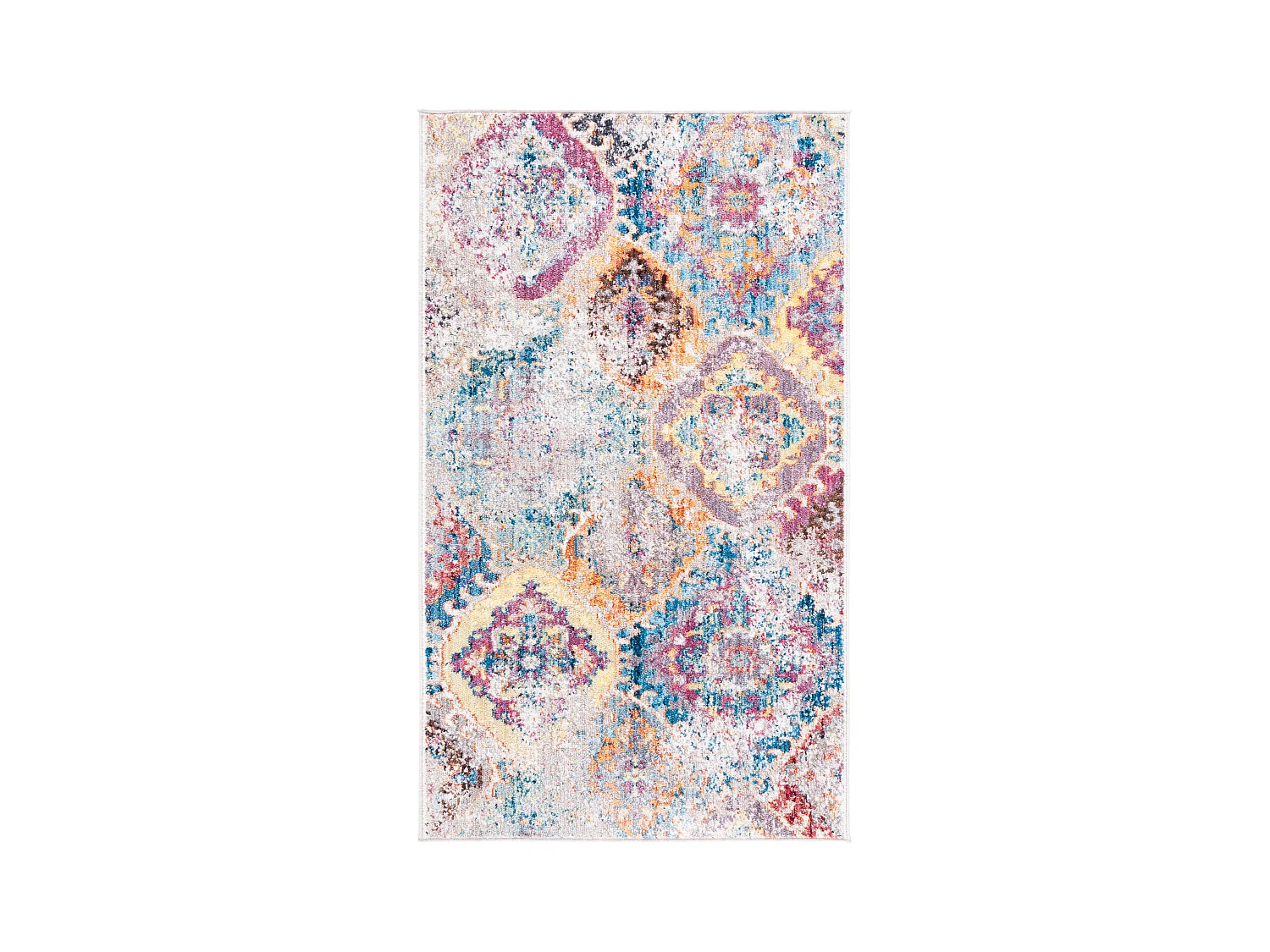 Tapis Bleu/Gris 91 X 152 cm - Jolina