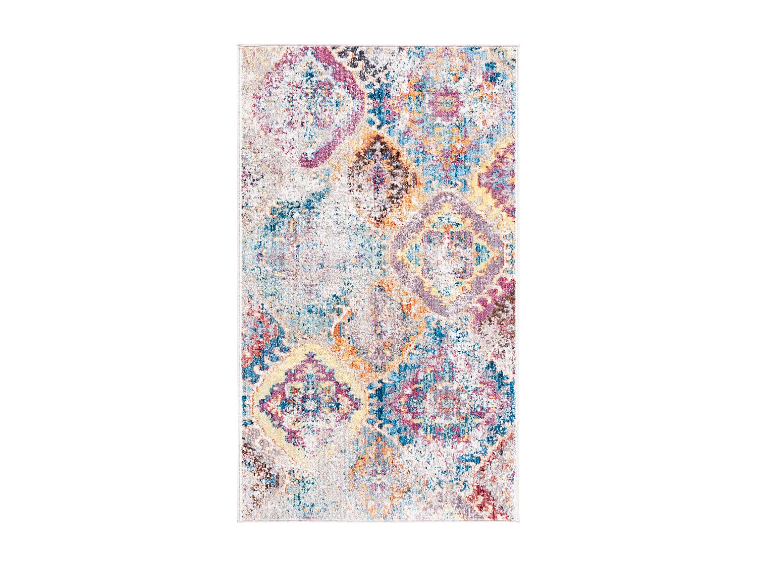 Tapis Bleu/Gris 91 X 152 cm - Jolina