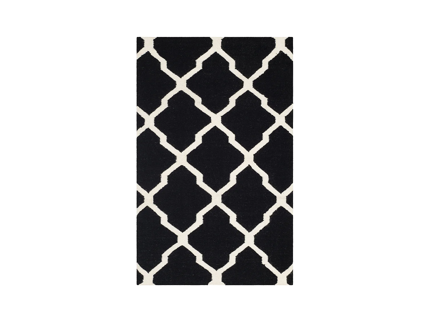 Tapis Noir/Neutre 91 X 152 cm - Rolland