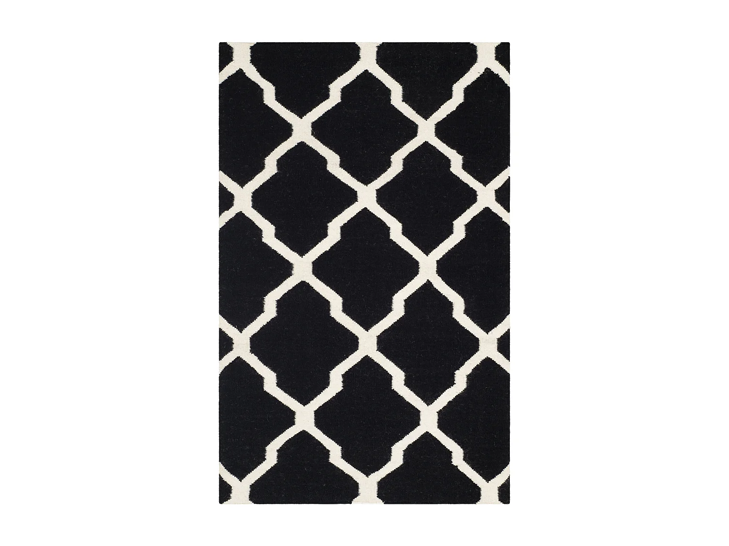 Tapis Noir/Neutre 91 X 152 cm - Rolland