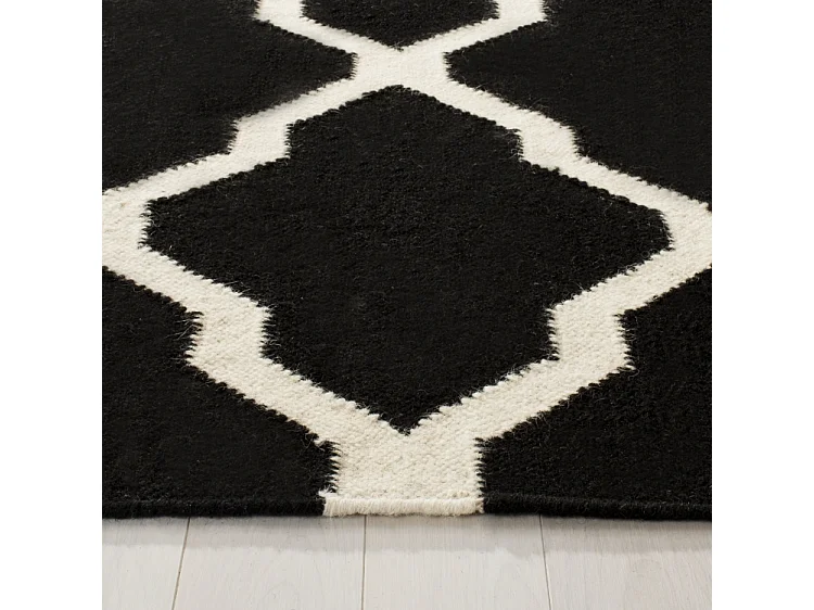 Tapis Noir/Neutre 91 X 152 cm - Rolland