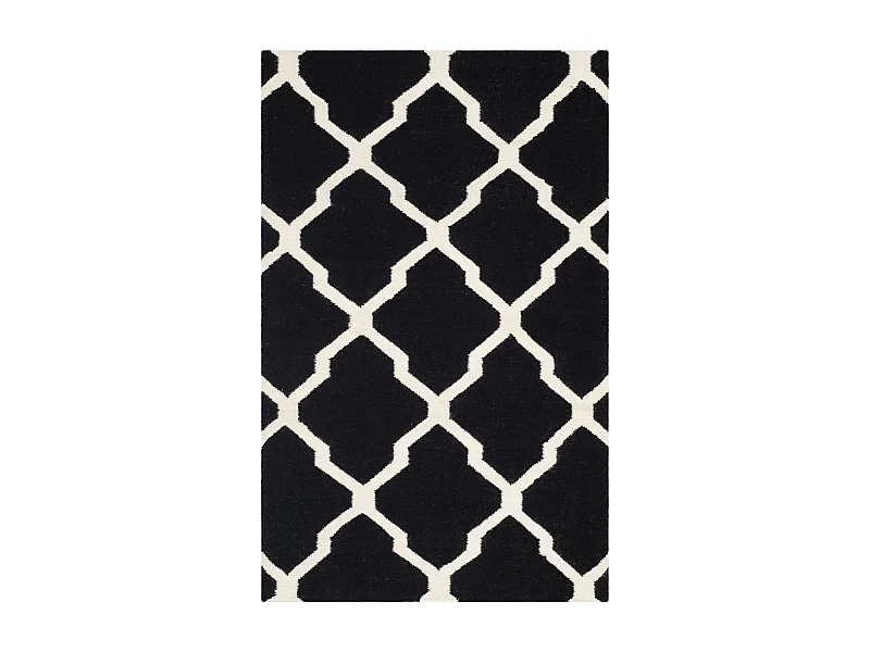 Tapis Noir/Neutre 91 X 152 cm - Rolland