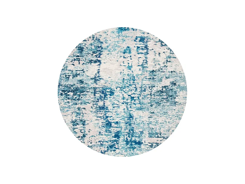 Tapis Ivoire/Turquoise 201 X 201 cm - Odaline