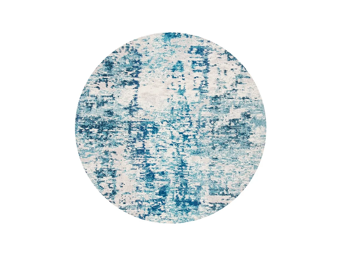 Tapis Ivoire/Turquoise 201 X 201 cm - Odaline