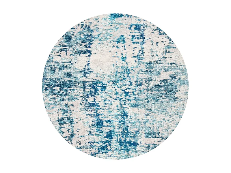 Tapis Ivoire/Turquoise 201 X 201 cm - Odaline