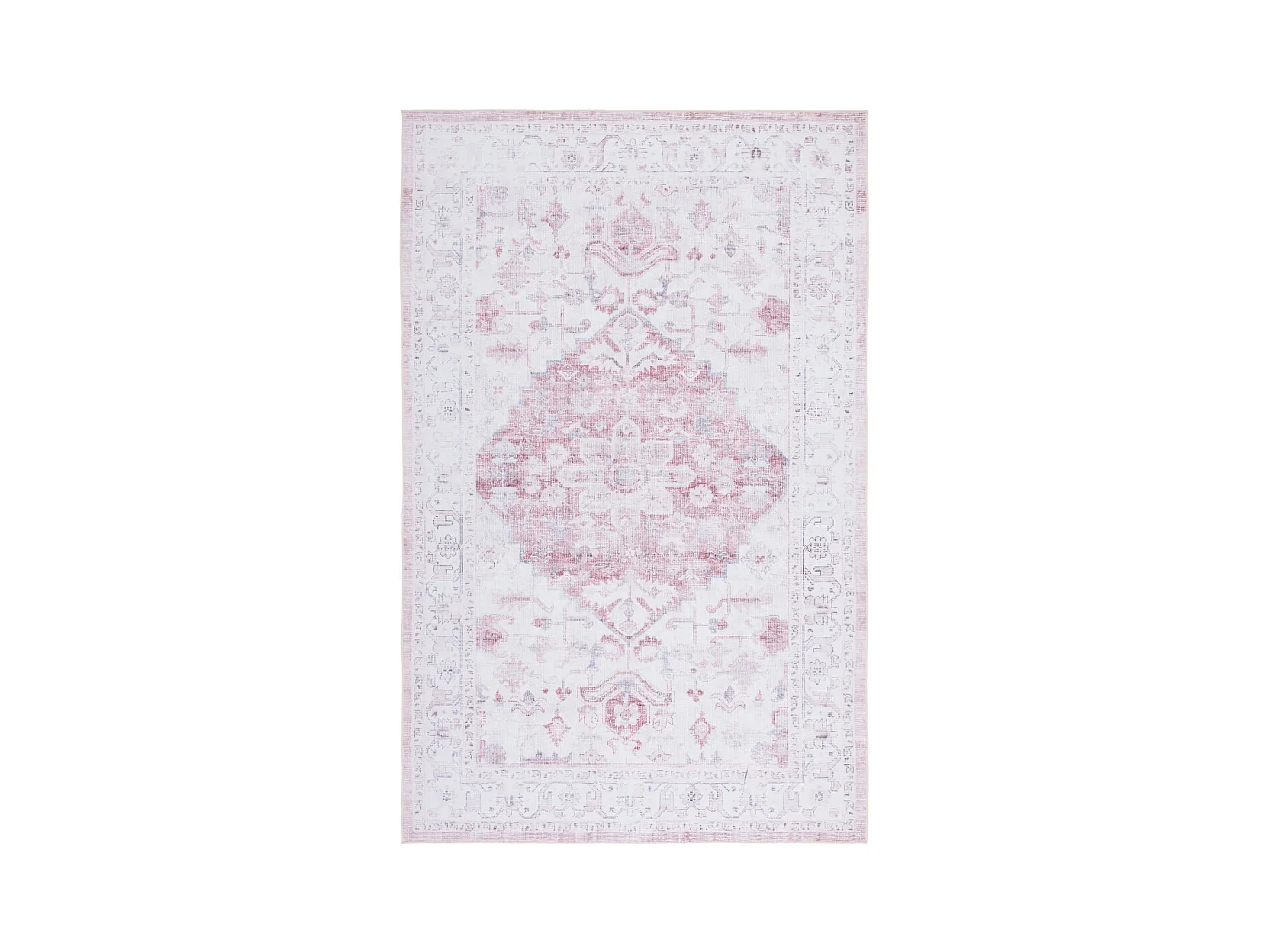 Tapis Beige/Rouge 91 X 152 cm - Cosima