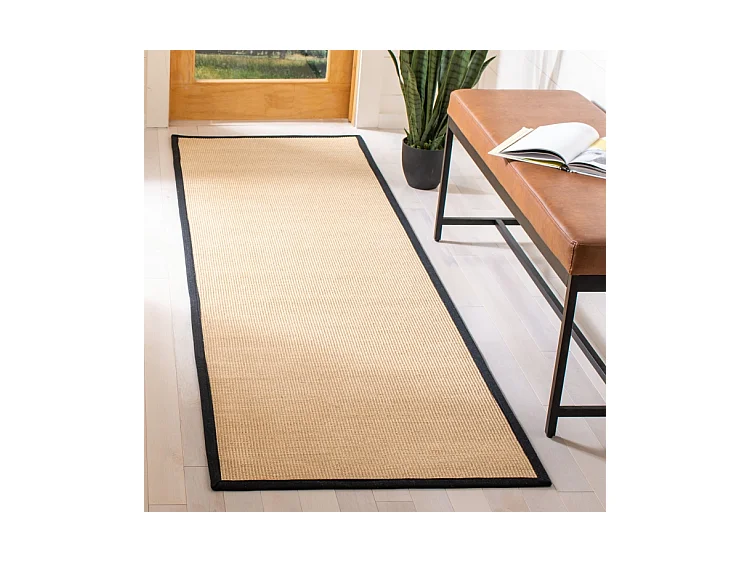 Tapis Beige/Noir 76 X 244 cm - Cathy