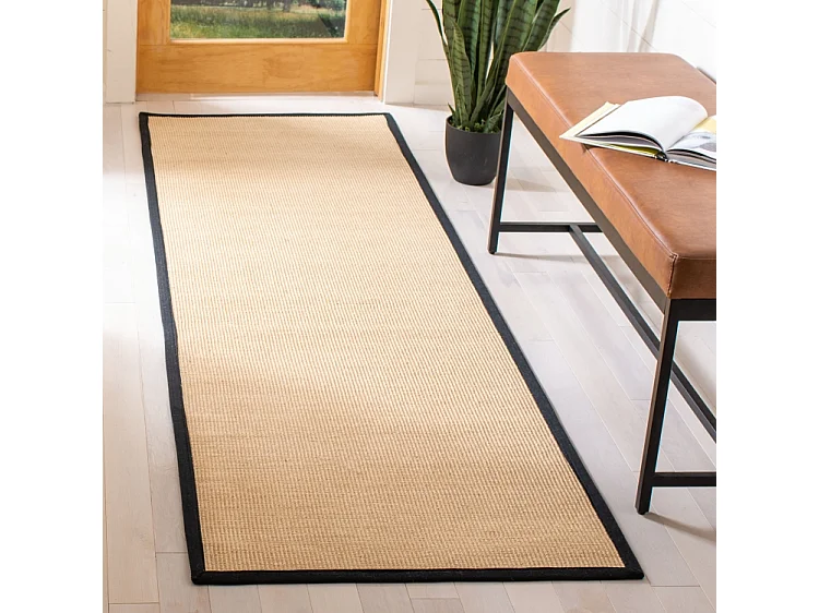 Tapis Beige/Noir 76 X 244 cm - Cathy
