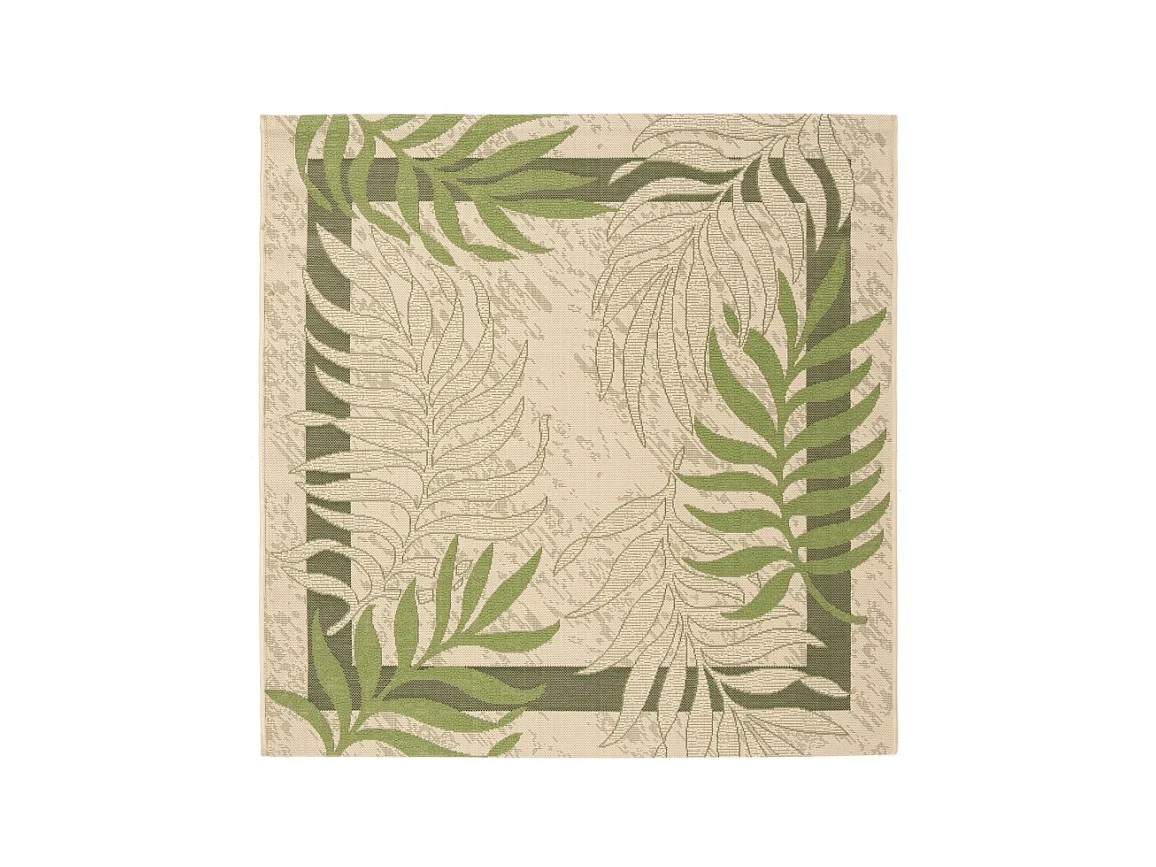 Tapis Vert/Beige 160 X 160 cm - Zofia