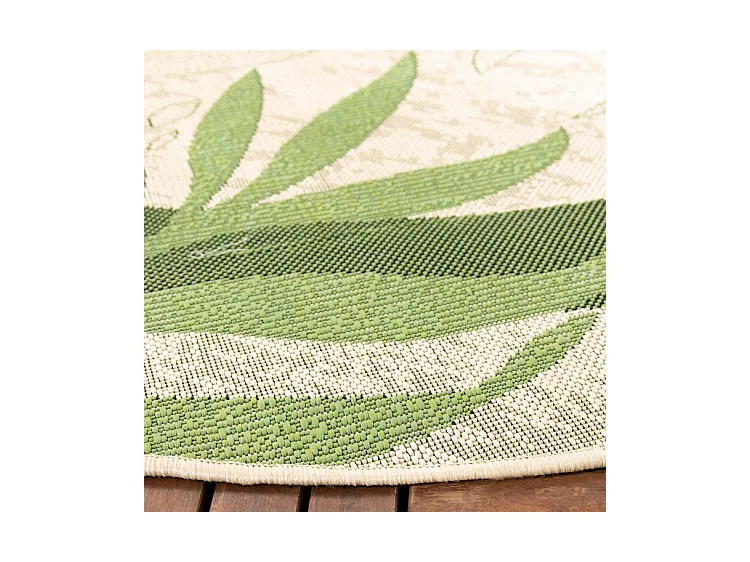 Tapis Vert/Beige 160 X 160 cm - Zofia