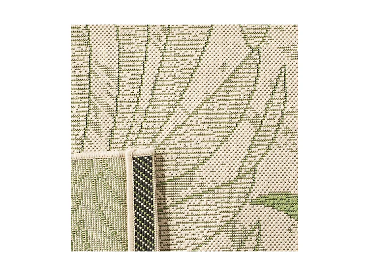 Tapis Vert/Beige 160 X 160 cm - Zofia