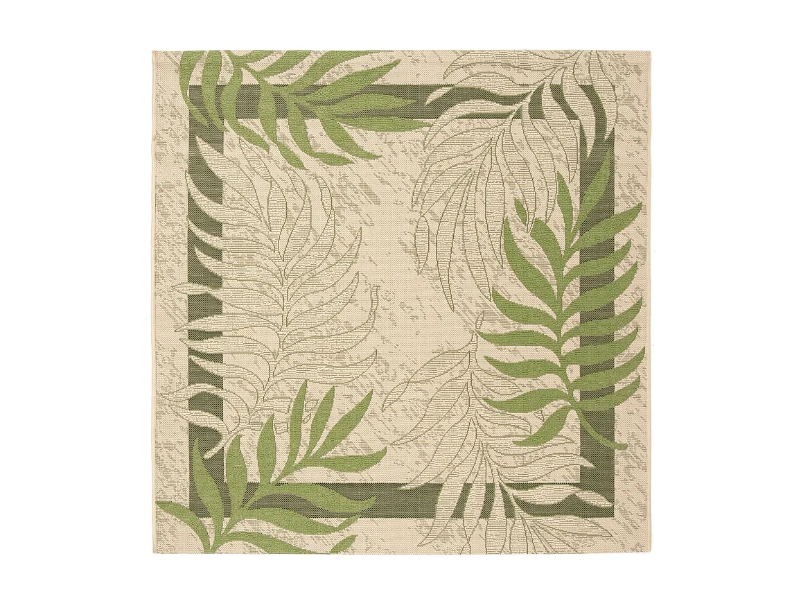 Tapis Vert/Beige 160 X 160 cm - Zofia