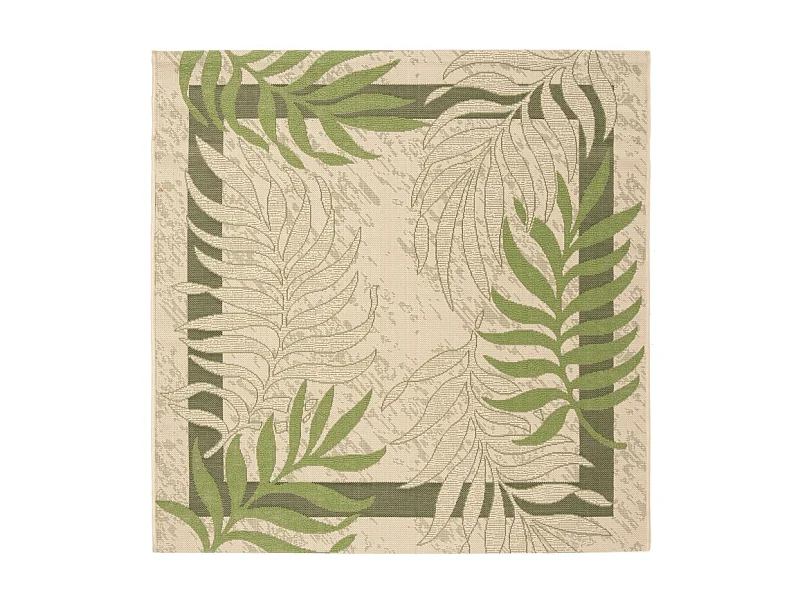 Tapis Vert/Beige 160 X 160 cm - Zofia