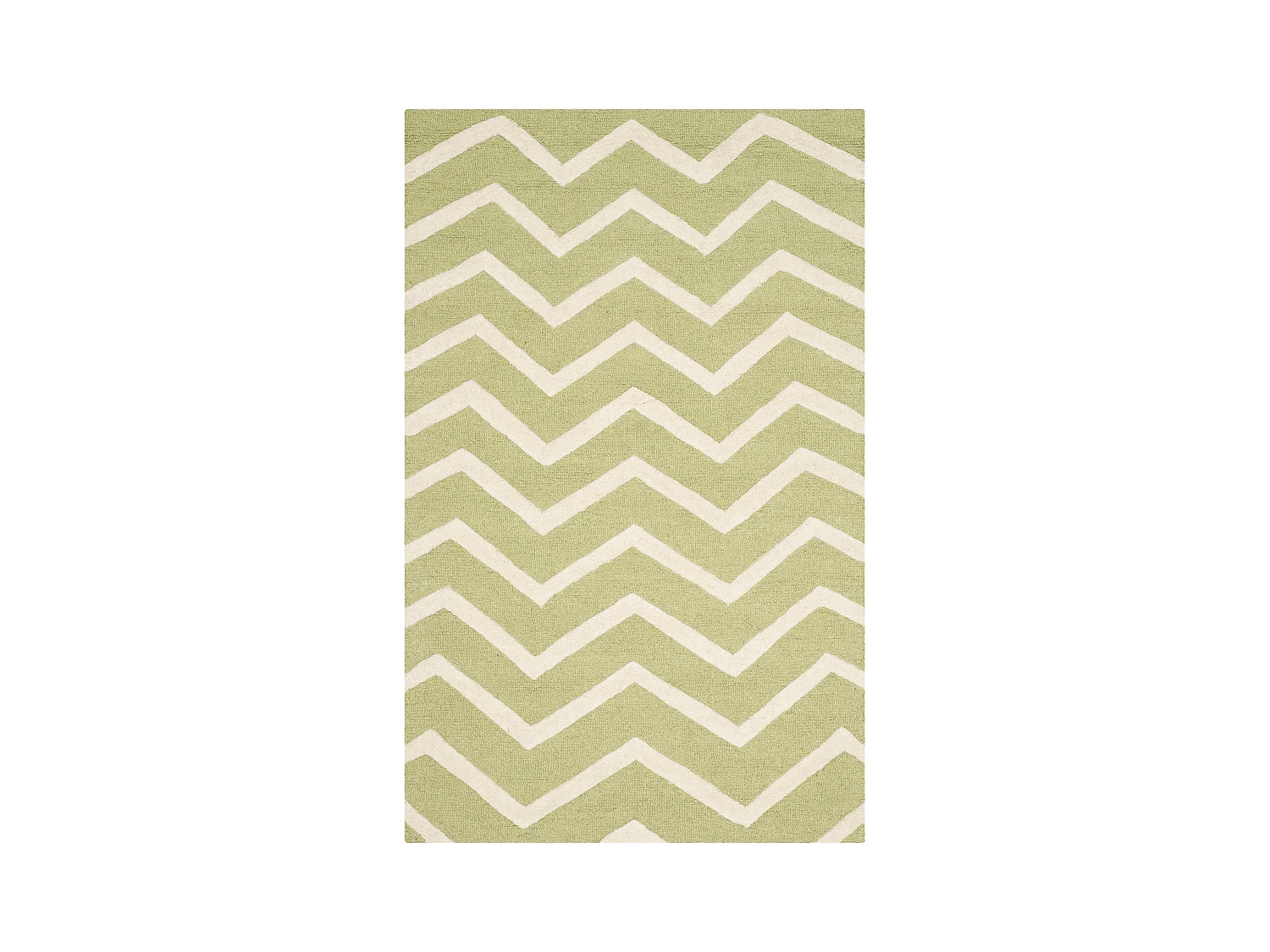 Tapis Vert/Neutre 91 X 152 cm - Edie