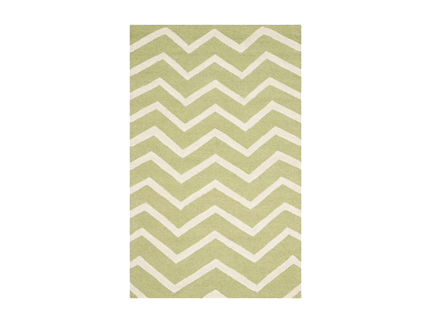 Tapis Vert/Neutre 91 X 152 cm - Edie