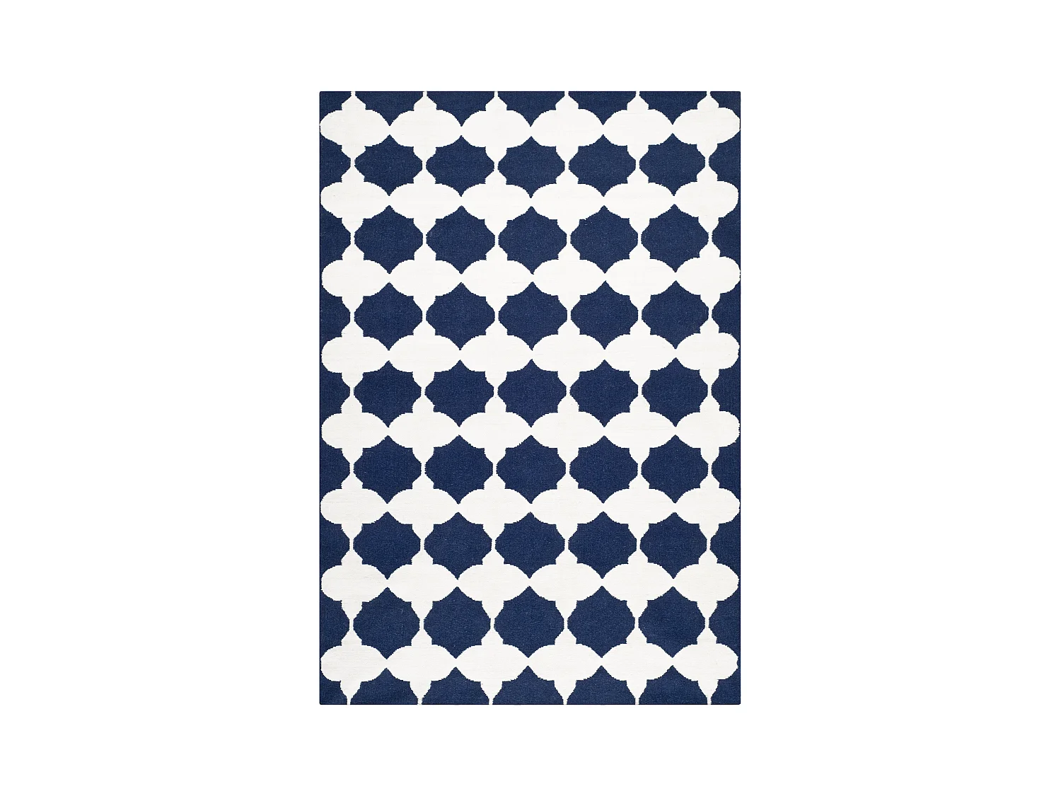 Tapis Bleu Marine/Neutre 183 X 274 cm - Tangier