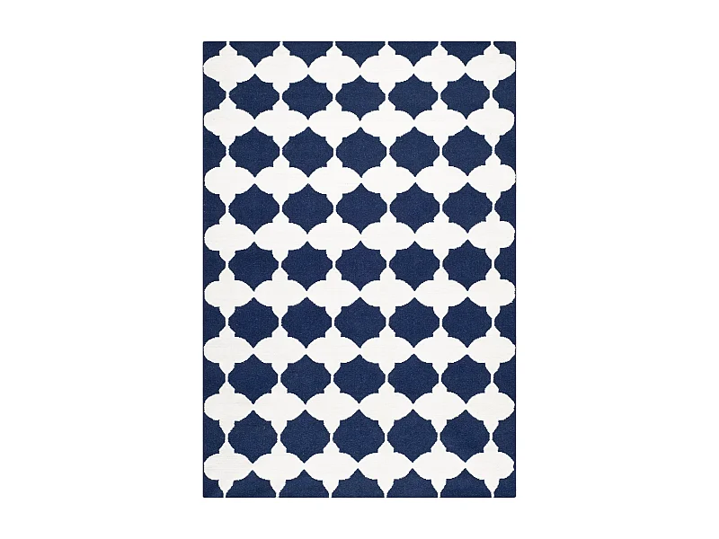 Tapis Bleu Marine/Neutre 183 X 274 cm - Tangier
