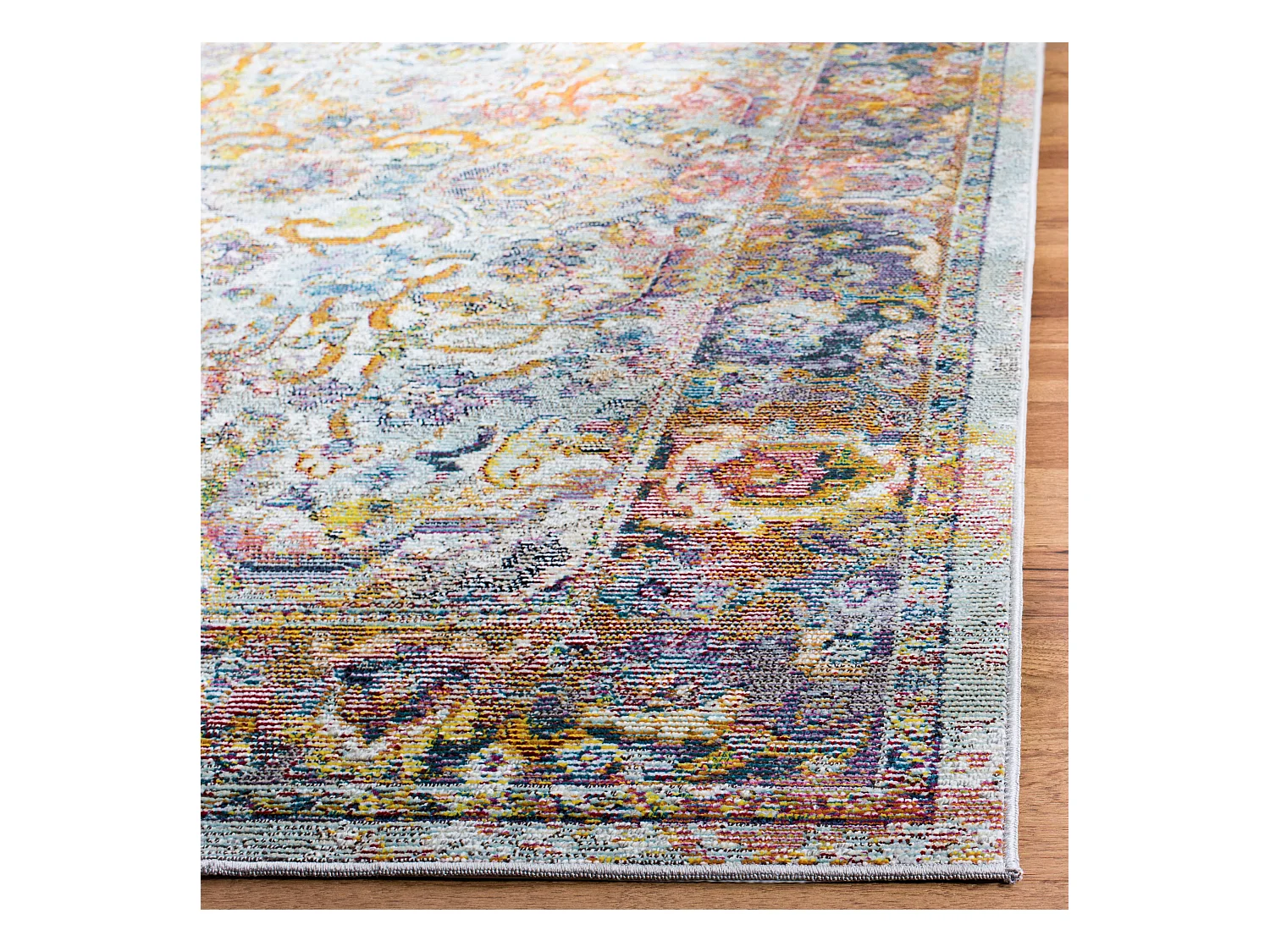 Tapis Bleu/Orange 152 X 244 cm - Davide