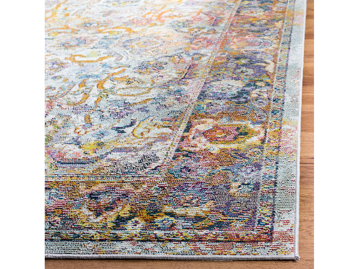 Tapis Bleu/Orange 152 X 244 cm - Davide