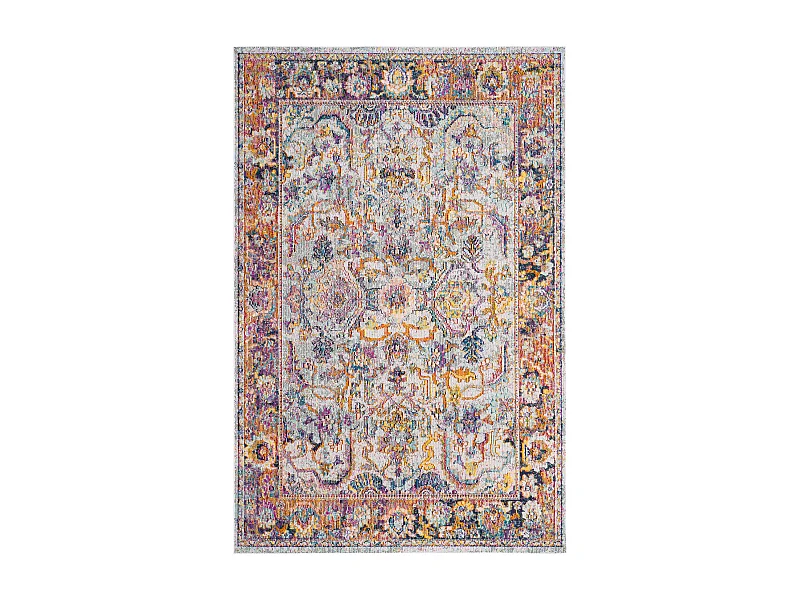 Tapis Bleu/Orange 152 X 244 cm - Davide