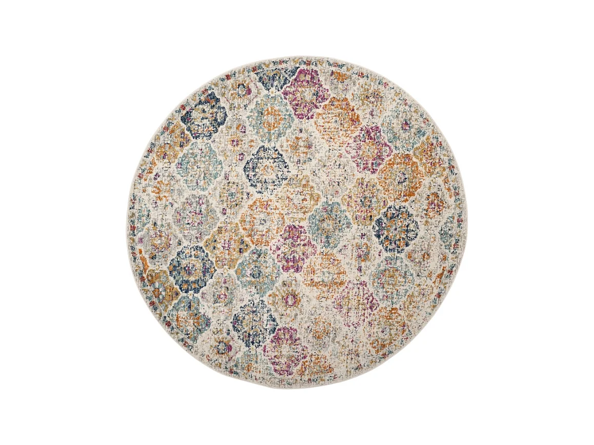 Tapis Neutre/Multicolore 160 X 160 cm - Mopani