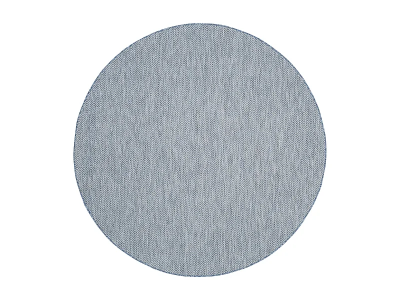 Tapis Bleu Marine/Gris 122 X 122 cm - Irina