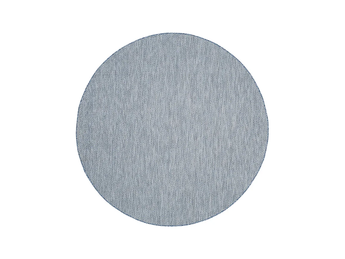 Tapis Bleu Marine/Gris 122 X 122 cm - Irina