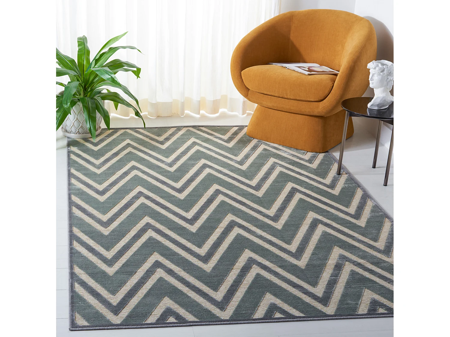 Tapis Gris/Multicolore 160 X 229 cm - Tobago