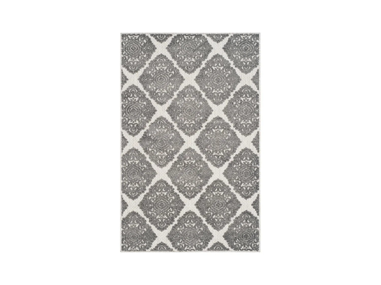 Tapis Neutre/Gris 122 X 183 cm - Wooster