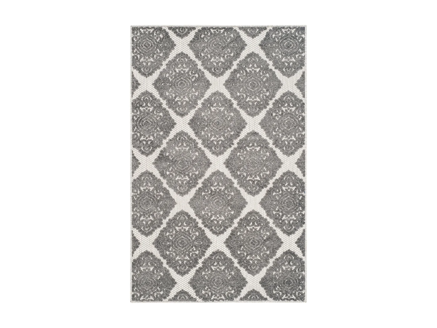 Tapis Neutre/Gris 122 X 183 cm - Wooster