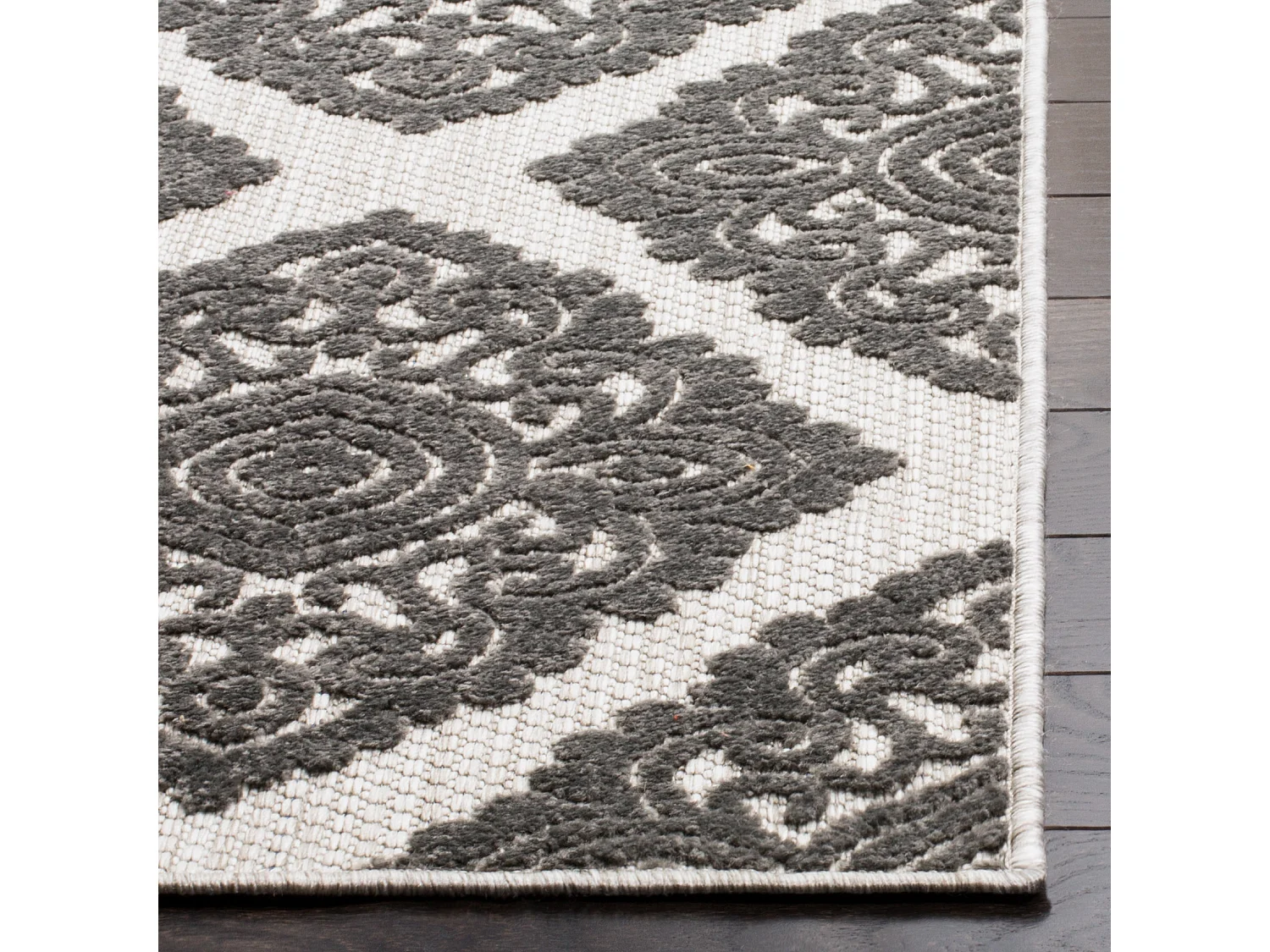 Tapis Neutre/Gris 122 X 183 cm - Wooster