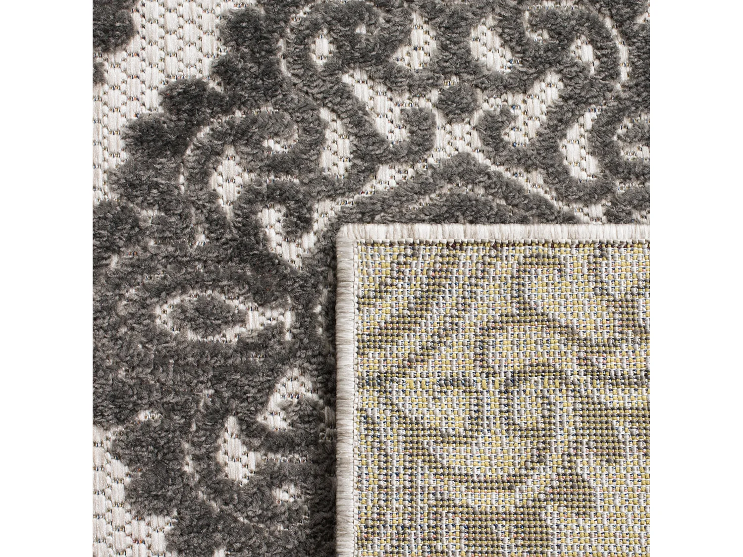 Tapis Neutre/Gris 122 X 183 cm - Wooster